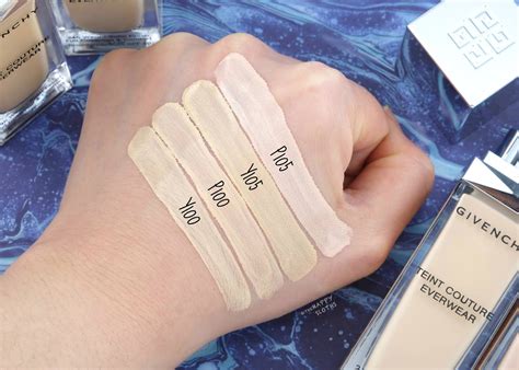 givenchy teint couture swatches|givenchy teint couture everwear foundation.